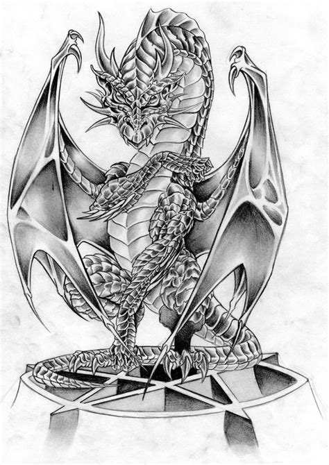 Great Black Dragon By Danbrenus On Deviantart
