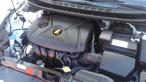 hyundai elantra sedan engine bay review youtube