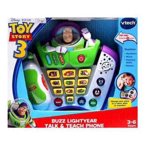 Vtech Toy Story 3 Buzz Lightyear Talk And Teach Phone Hobbies