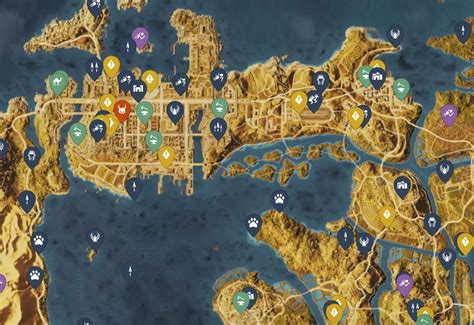 Assassin S Creed Origins Map Valley Of The Kings IGN