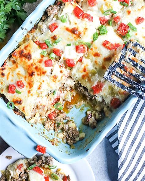 Flavor Packed Beef Enchilada Casserole Recipe 30 Minute Meal