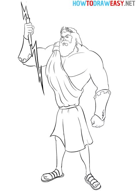 How To Draw Zeus How To Draw Easy Zeus Easy Drawings Greek