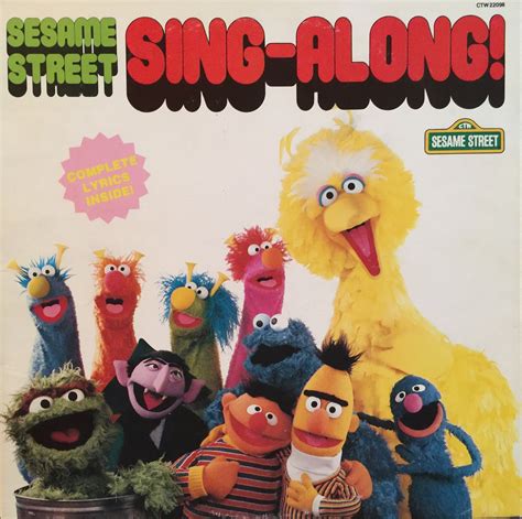 Original 82 Sesame Street Sing Along Record Album Classic Etsy
