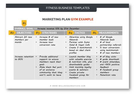Gym Marketing Plan With Instructions Examples And Pdf Templates