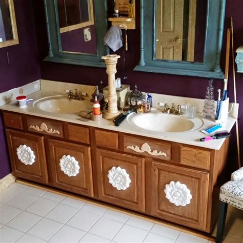 By kate riley • july 6, 2015. Pin by Sherri Canon-Hill on old bathroom vanity makeover ...