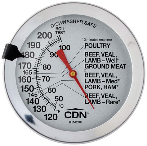 Cdn Large Dial Meat Thermometer Oven Safe Kitchen Roastchocolate