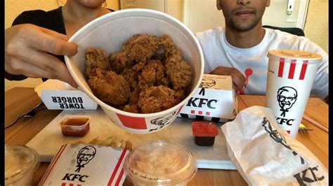 Couple Asmr Kfc Fried Chicken Hot Wings Burger Coleslaw Eating Hot Sex Picture