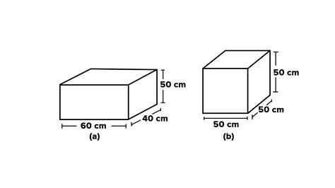 There Are Two Cuboidal Boxes As Shown In The Adjoining Figure Which