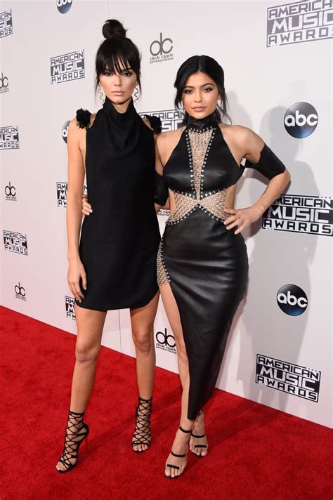 Pictured Kendall Jenner And Kylie Jenner Celebrities At The American