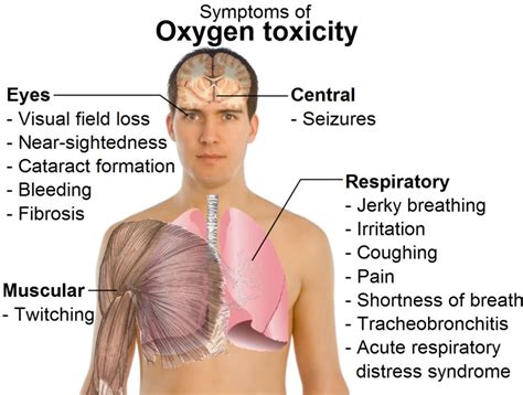 Oxygen Toxicity Symptoms Free Health And Medical Pictures Diagrams