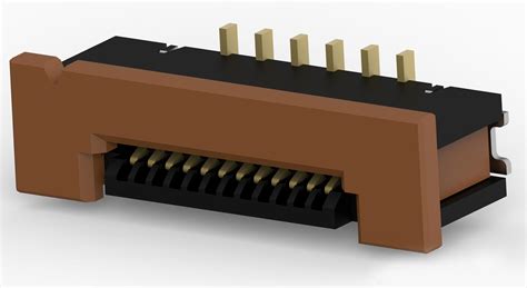 1 1734742 2 Te Connectivity Ffc Fpc Board Connector 05 Mm 12