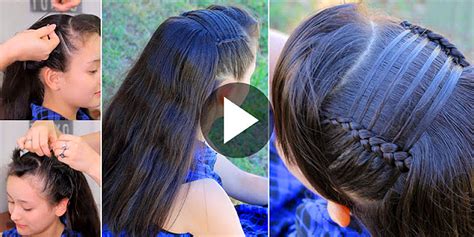How To Create Feathered Headband Hairstyle See Tutorial The Stylish Life
