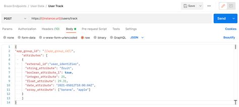Braze Postman And Sample Requests