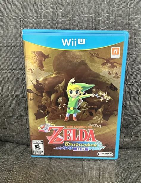 Legend Of Zelda The Wind Waker Hd Limited Edition Gold Cover Wii U
