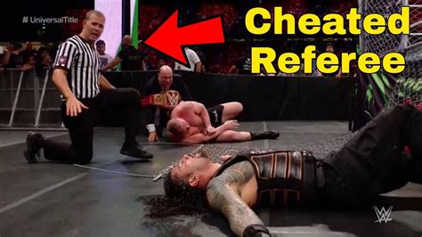 5 times referee cheated in a match wwe matches जिसमे referee ने cheating की youtube