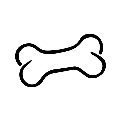 Dog Bone Outline Clip Art At Vector Clip Art Online Images And Photos