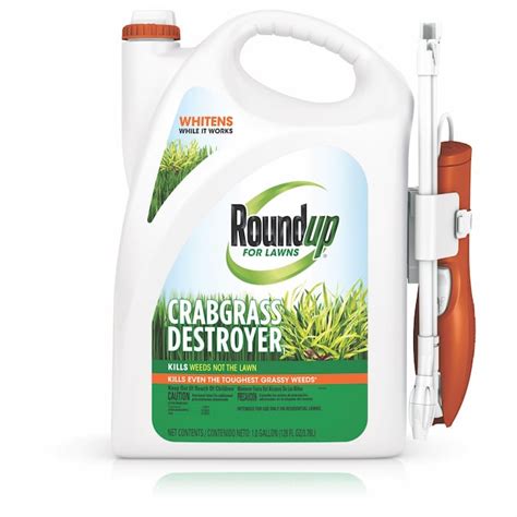 Roundup For Lawns 1 Gallon Ready To Use Crabgrass Control In The Weed