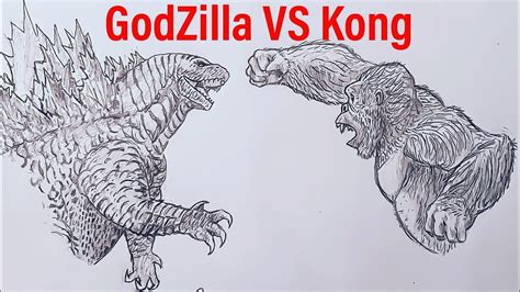 Como Dibujar A Godzilla Vs Kong How To Draw Godzilla Vs Kong Images And Photos Finder