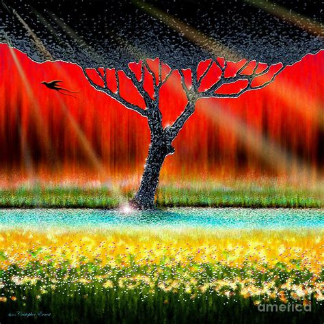 The Chrome Tree Digital Art By Cristophers Dream Artistry Fine Art