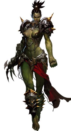 Pin By Catherine Vaughan On Char Half Orc Female Orc Female
