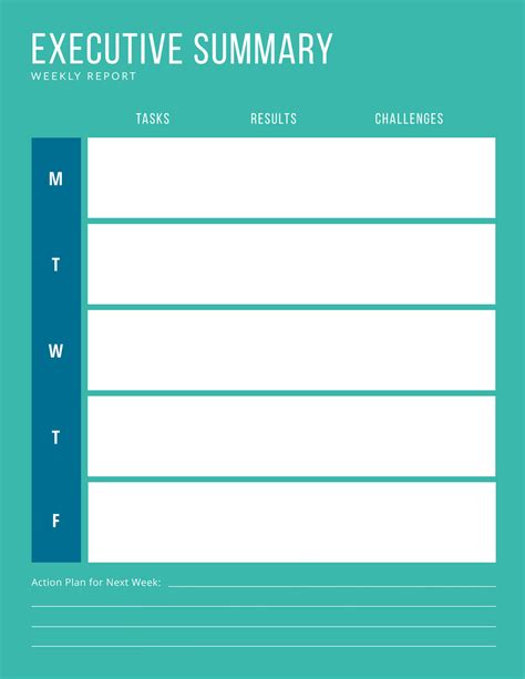 9 Amazing Weekly Status Report Templates Free Download
