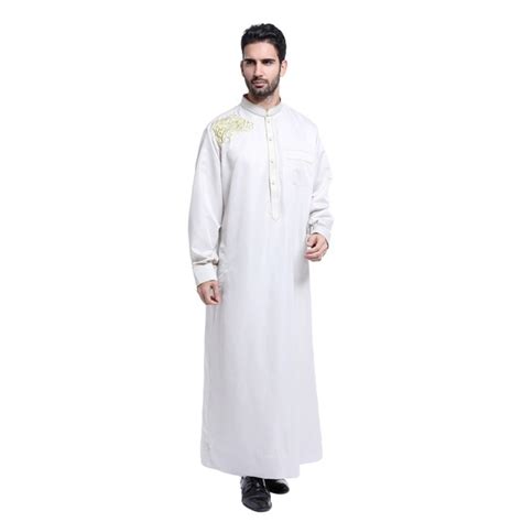 Hohe Qualität Moslemische Islamische Kleidung für männer Saudi arabien Stickerei abaya plus