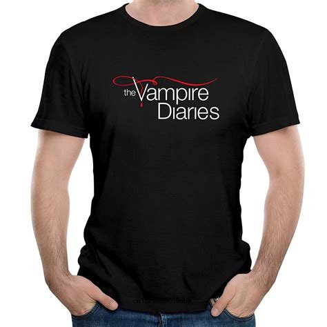 Qwyghagsjpq Men S Drama Series Stefan The Vampire Diaries Top T Shirts