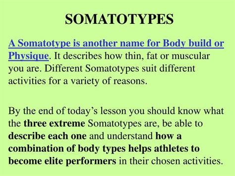 Ppt Somatotypes Powerpoint Presentation Free Download Id3264477
