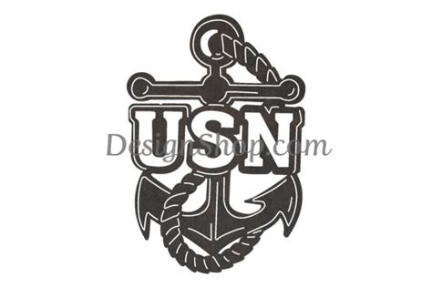 Us Navy Anchor Dxf File For Cnc
