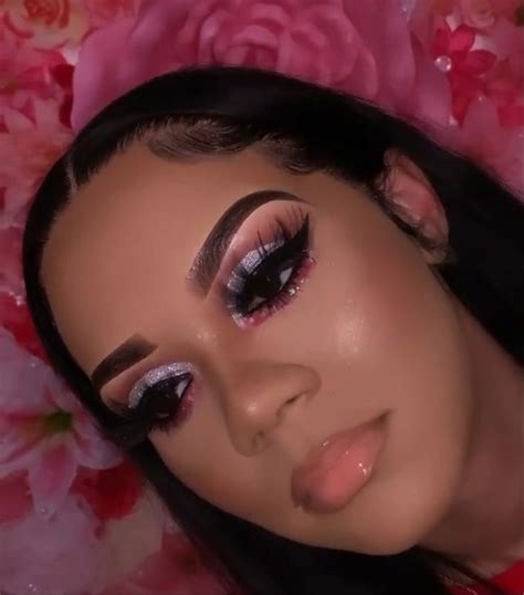 Pin By Black Beauty On Makeup Looks In 2021 Insta Baddie Makeup Glam