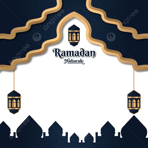 Ramadan Greeting Card Vector Hd Png Images Ramadan Mubarak Greeting