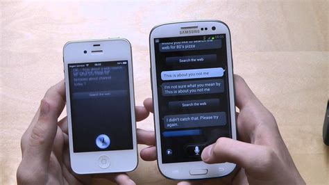 Siri Meets S Voice Samsung Galaxy S3 Vs Apple Iphone 4s Voice Talk