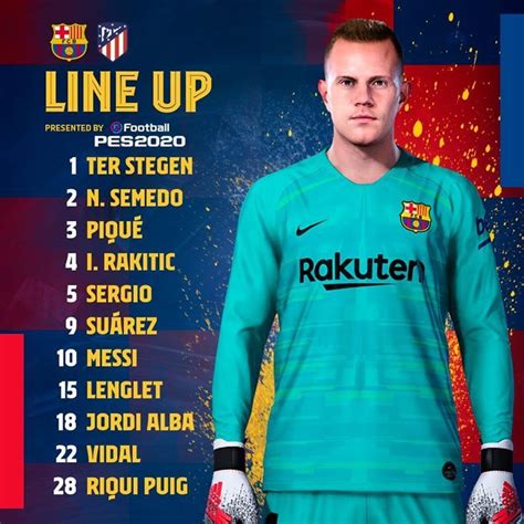 Atlético de madrid and the world's leading money transfer company have renewed their partnership for another season. Starting Line-Up: Barcelona vs Atletico Madrid in 2020 ...