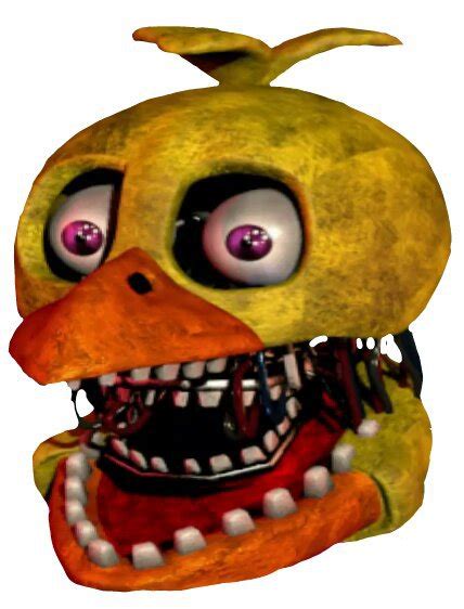 Ultimate Custom Night Demo Withered Chica Head Five