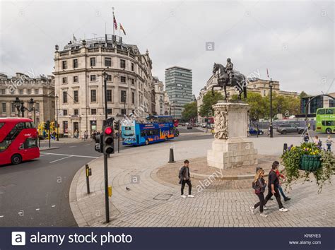 Reiterstandbild Von Charles I Charing Cross Westminster London