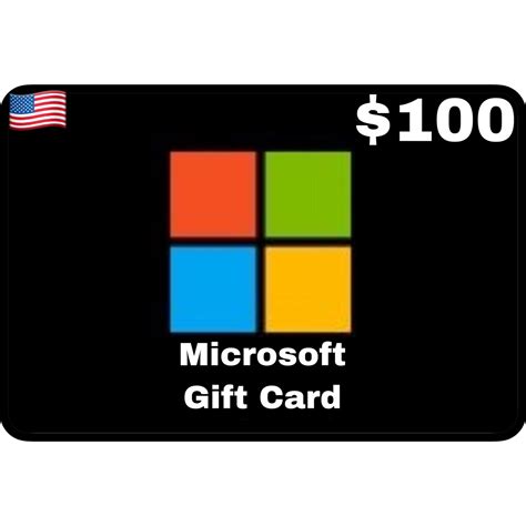 Sign in to the gift card history page in your microsoft account. Microsoft Gift Card US $100