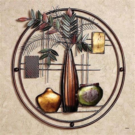 2024 Best Of Large Round Metal Wall Art