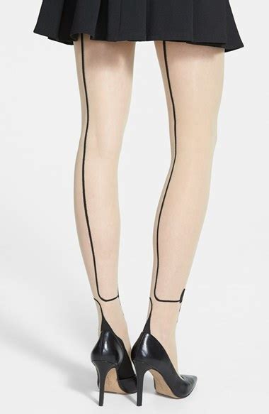 Pretty Polly Back Seam Tights Fashion Tights