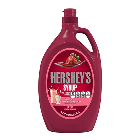 Hersheys Strawberry Syrup 48 Oz