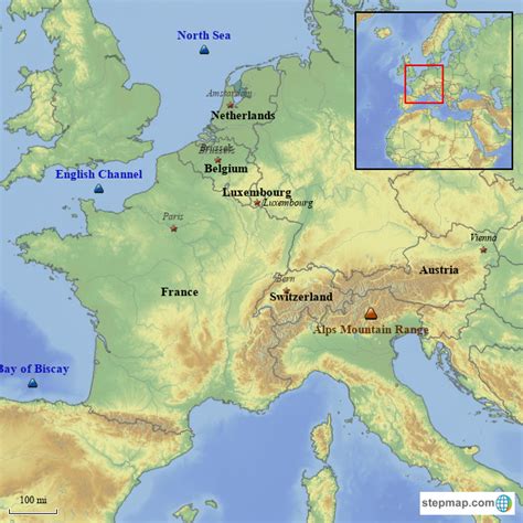 25 Mountain Ranges In Europe Map Online Map Around The World