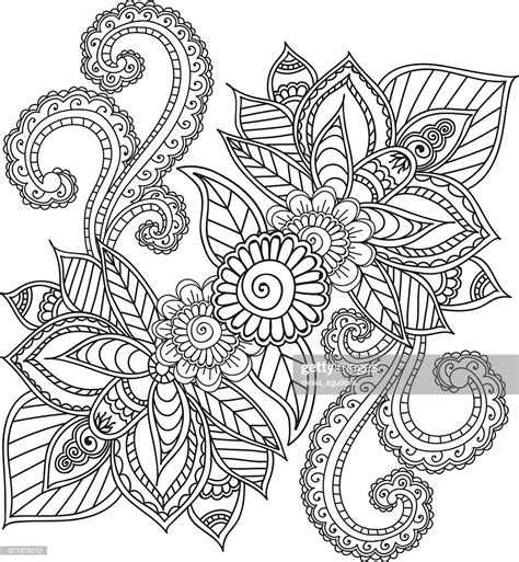 Continue to 5 of 18 below. Coloring Pages For Adults Henna Mehndi Doodles Abstract ...