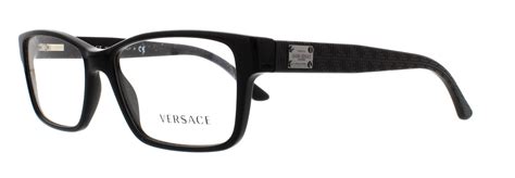 Versace Eyeglasses Ve3198 Gb1 Black 55mm