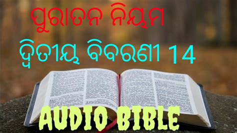 Deuteronomy Chapter 14 Audio Bible ଦ୍ୱିତୀୟ ବିବରଣୀ ପୁସ୍ତକ 14 Youtube