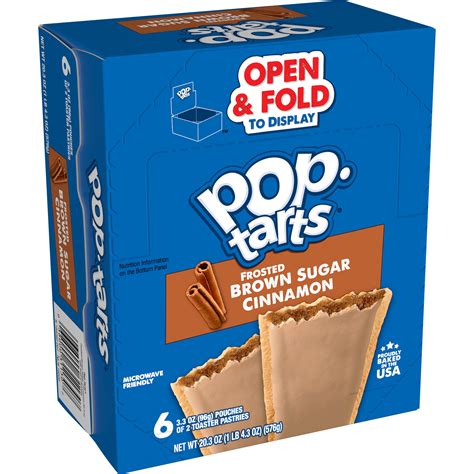 Pop Tarts Breakfast Toaster Pastries Frosted Brown Sugar Cinnamon 12ct 20 3oz