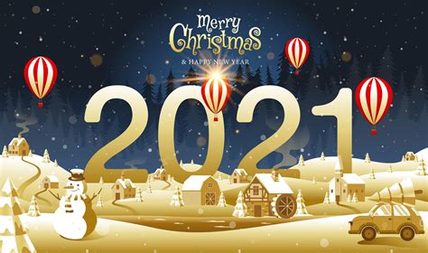Joyeux Noël Et Bonne Année 2021 1591361 Telecharger Vectoriel Gratuit