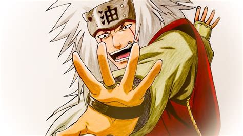 How To Draw Jiraiya From Naruto Shippuden Step By Step Youtube
