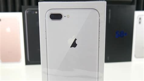 Silver Iphone 8 Plus First Look And Unboxing Youtube