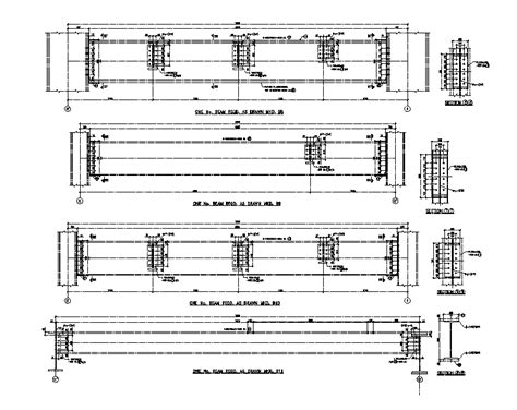 Construction Column Beam Section Drawing DWG File Cadbull Section Drawing Cad Programs
