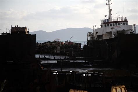 Greece Hauls Abandoned Half Sunken Ships Out Of The Sea