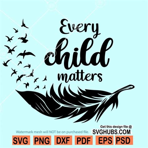 Every child matters svg, Orange Shirt Day svg - Svg Hubs
